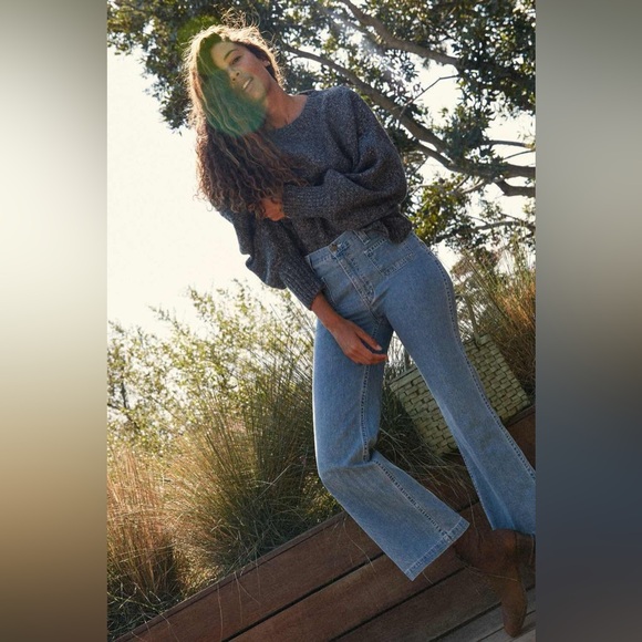 ✨CHRISTY DAWN✨The Lula Jean in Moon Wash Denim - Picture 2 of 15